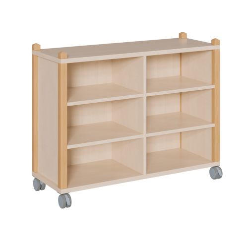 Produkt Bild fahrbares Regal in Stollenbauweise 