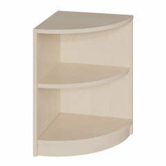 Produktbild Korpus-Eckregal mit festen F&auml;chern 4008 508 01