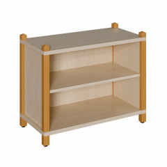 Produktbild Stollen-Regal mit 2 F&auml;chern 