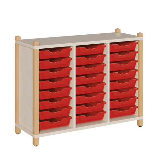 Produkt Bild Regal mit ErgoTray-Boxen in Stollenbauweise 0908 071 00