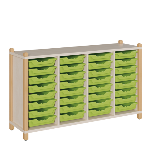 Produkt Bild Regal mit ErgoTray-Boxen in Stollenbauweise 4308 071 00