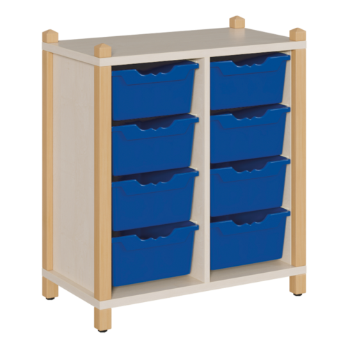 Produkt Bild Regal mit ErgoTray-Boxen in Stollenbauweise 7408 072 00