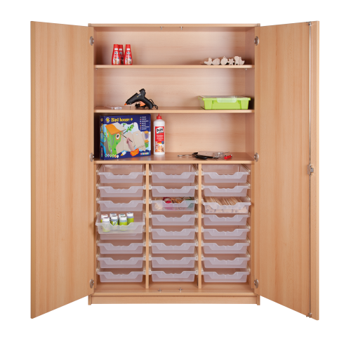 Produkt Bild Werkschrank mit ErgoTray-Boxen und 2 Einlegeb&ouml;den 