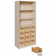 Produktbild Korpus-Regal mit Materialk&auml;sten und offenen F&auml;chern 7818 062 00