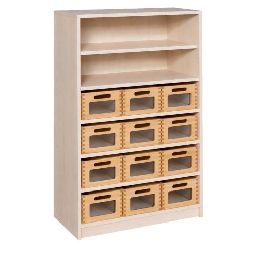 Produkt Bild Korpus-Regal mit Materialk&auml;sten und offenen F&auml;chern 7812 062 00