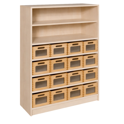 Produkt Bild Korpus-Regal mit Materialk&auml;sten und offenen F&auml;chern 0212 062 00