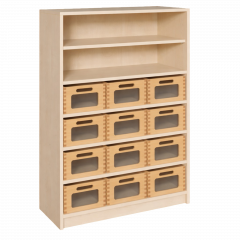 Produktbild Korpus-Regal mit Materialk&auml;sten und offenen F&auml;chern 0212 065 00