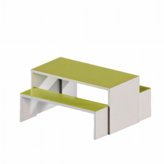 Produktbild Wangentisch mit 2 Sitzb&auml;nken, Set WTL147SET