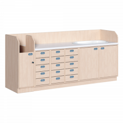 Produktbild Wickelkommode, vierreihig zuz&uuml;glich Badewanne 