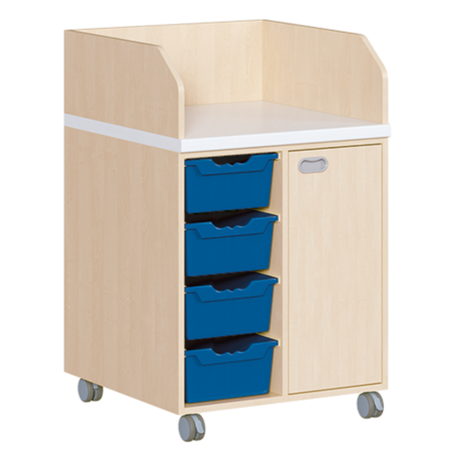 Produkt Bild Wickelkommode, zweireihig, fahrbar 