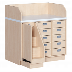 Produktbild Wickelkommode, dreireihig 