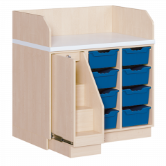 Produktbild Wickelkommode, dreireihig 