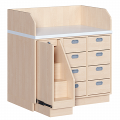 Produktbild Wickelkommode, dreireihig 