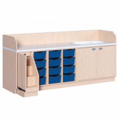 Produktbild Wickelkommode, vierreihig zuz&uuml;glich Badewanne 