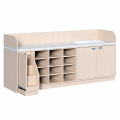 Produktbild Wickelkommode, vierreihig zuz&uuml;glich Badewanne 