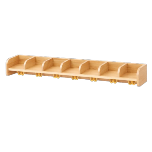 Produkt Bild Garderobenablage mit Fachtrennern und Haken 