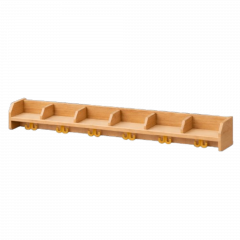 Produktbild Garderobenablage mit Fachtrennern und Haken 117 303 AD