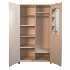 Produktbild Stollen-Kleiderschrank, li.4 EB, re.Garderobe, Spiegel I KSH 1060