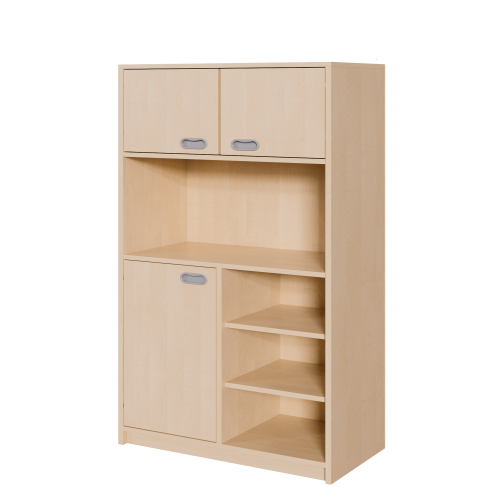 Produkt Bild Korpus-Schrank, unten T&uuml;r und Regal, oben Doppelt&uuml;ren 0218 424 00