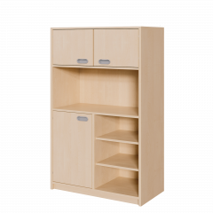 Produktbild Korpus-Schrank, unten T&uuml;r und Regal, oben Doppelt&uuml;ren 0218 424 00