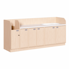 Produktbild Wickelkommode, vierreihig zuz&uuml;glich Badewanne 