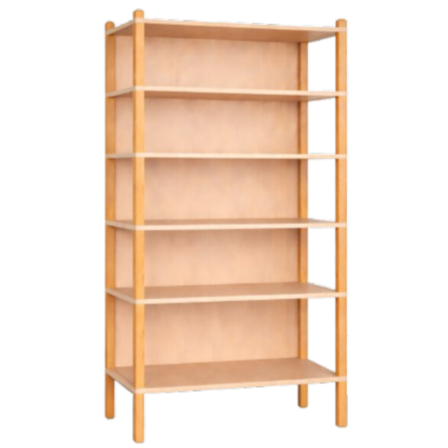 Produkt Bild Stollen-Regal mit flacher Sockelnische und 5 F&auml;chern 