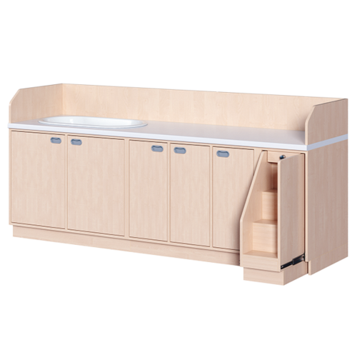 Produkt Bild Wickelkommode, vierreihig zuz&uuml;glich Badewanne WIC 4-08 9 B