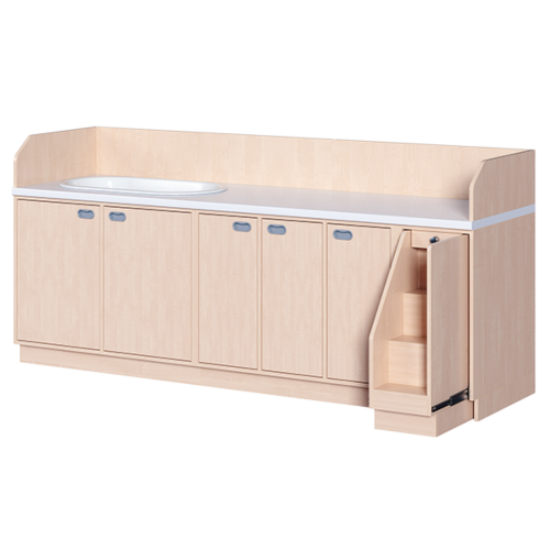 Produkt Bild Wickelkommode, vierreihig zuz&uuml;glich Badewanne WIC 4-08 7 B