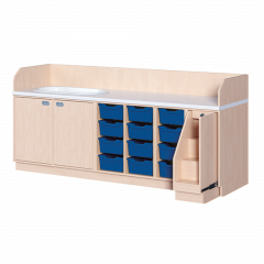 Produktbild Wickelkommode, vierreihig zuz&uuml;glich Badewanne WIC 4-04 7 B