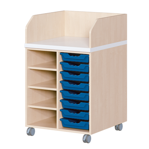 Produkt Bild Wickelkommode, zweireihig, fahrbar WIC 2-07 7F