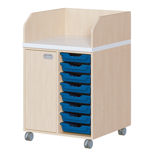 Produkt Bild Wickelkommode, zweireihig, fahrbar WIC 2-09 9F