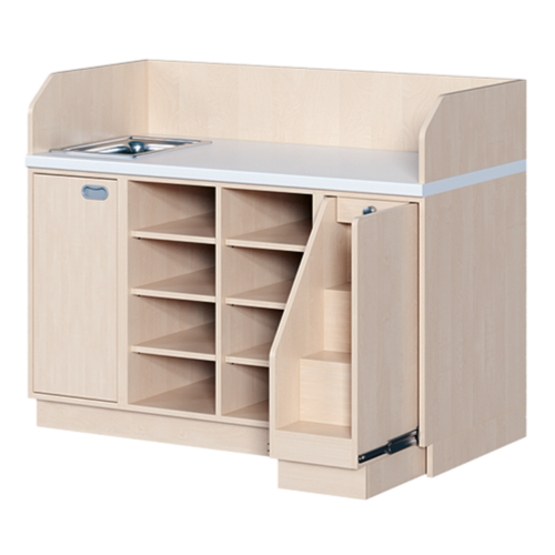 Produkt Bild Wickelkommode, dreireihig zuz&uuml;glich Waschbecken WIC 3-21 7 W
