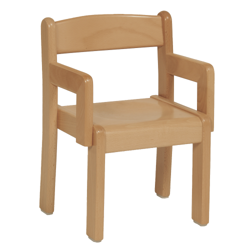 Produkt Bild Stuhl TIM auf Filzschonern, mit Armlehne 