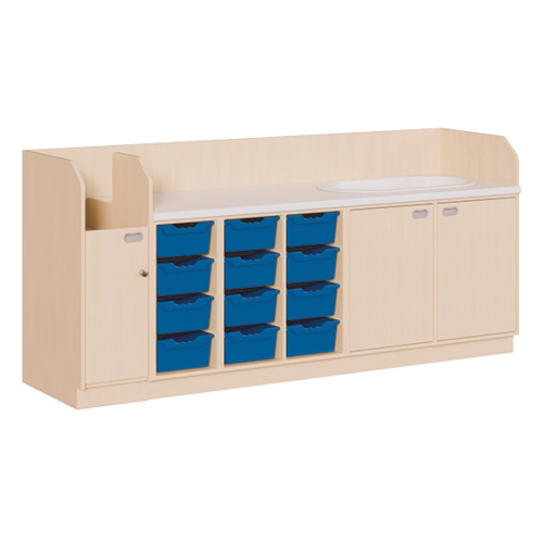 Produkt Bild Wickelkommode, vierreihig zuz&uuml;glich Badewanne WIC 4-15 9 B