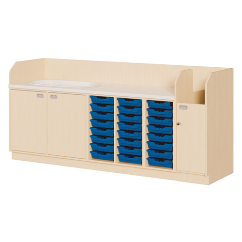 Produkt Bild Wickelkommode, vierreihig zuz&uuml;glich Badewanne WIC 4-14 9 B