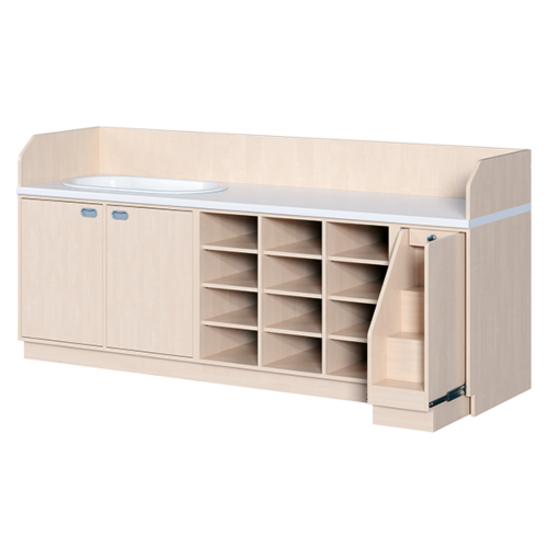 Produkt Bild Wickelkommode, vierreihig zuz&uuml;glich Badewanne WIC 4-06 7 B