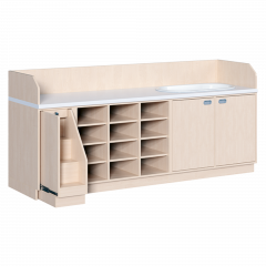 Produktbild Wickelkommode, vierreihig zuz&uuml;glich Badewanne WIC 4-05 9 B