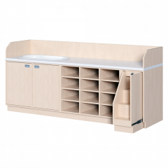 Produktbild Wickelkommode, vierreihig zuz&uuml;glich Badewanne WIC 4-06 9 B