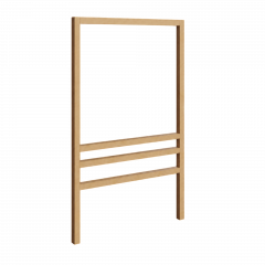 Produktbild Garderobenst&uuml;tze mit R&uuml;ckenlehne 117 201 S26