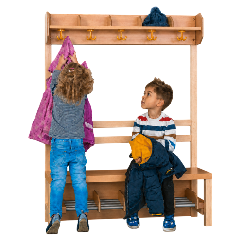 Produkt Bild Komplettgarderobe mit offener Ablagereihe 