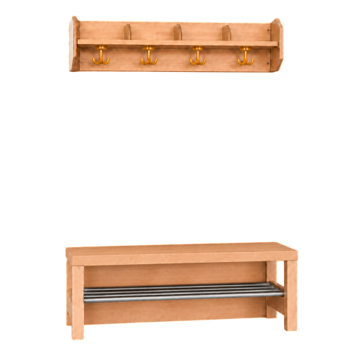 Produkt Bild Komplettgarderobe mit offener Ablagereihe 1171R100R34
