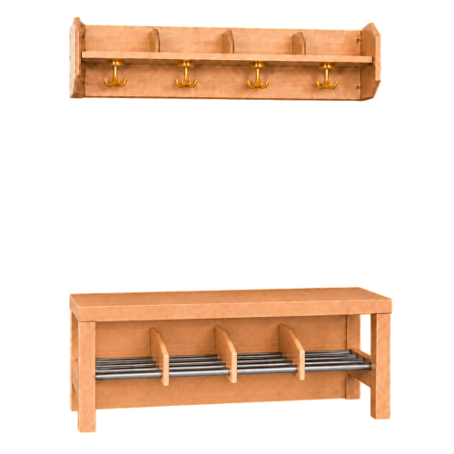 Produkt Bild Komplettgarderobe mit offener Ablagereihe 1171R100RF42