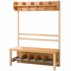 Produktbild Komplettgarderobe mit offener Ablagereihe 1171R20FRF34