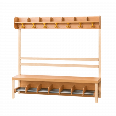 Produktbild Komplettgarderobe mit offener Ablagereihe 1171R40FRF34
