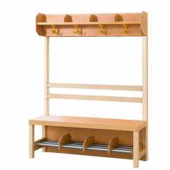 Produktbild Komplettgarderobe mit offener Ablagereihe 