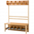 Produkt Bild Komplettgarderobe mit offener Ablagereihe 