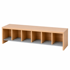 Produktbild Garderobenbank mit integriertem Schuhrost 117003KB26B
