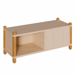 Produktbild Stollen-Regal, Raumteilerregal mit Mittelwand wechselseitig offen 0604 030 00