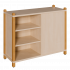Produkt Bild Stollen-Regal, Raumteilerregal mit Mittelwand wechselseitig offen 