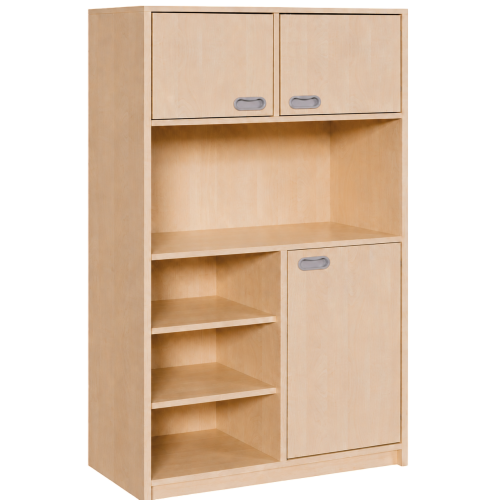 Produkt Bild Korpus-Schrank, unten T&uuml;r und Regal, oben Doppelt&uuml;ren 0216 423 00